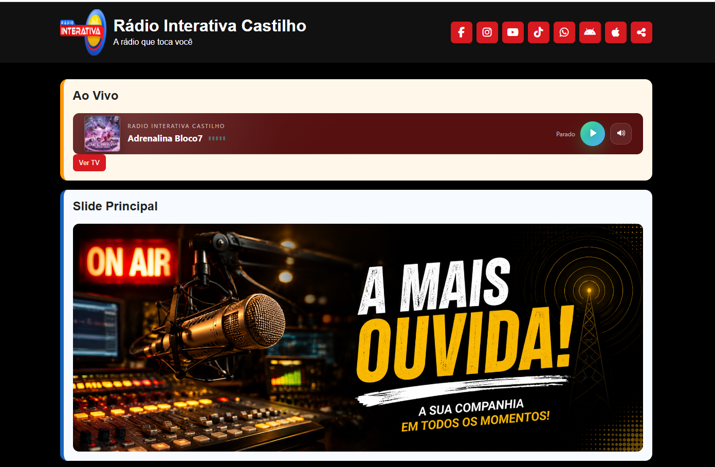🌐 Site Completo com Tudo